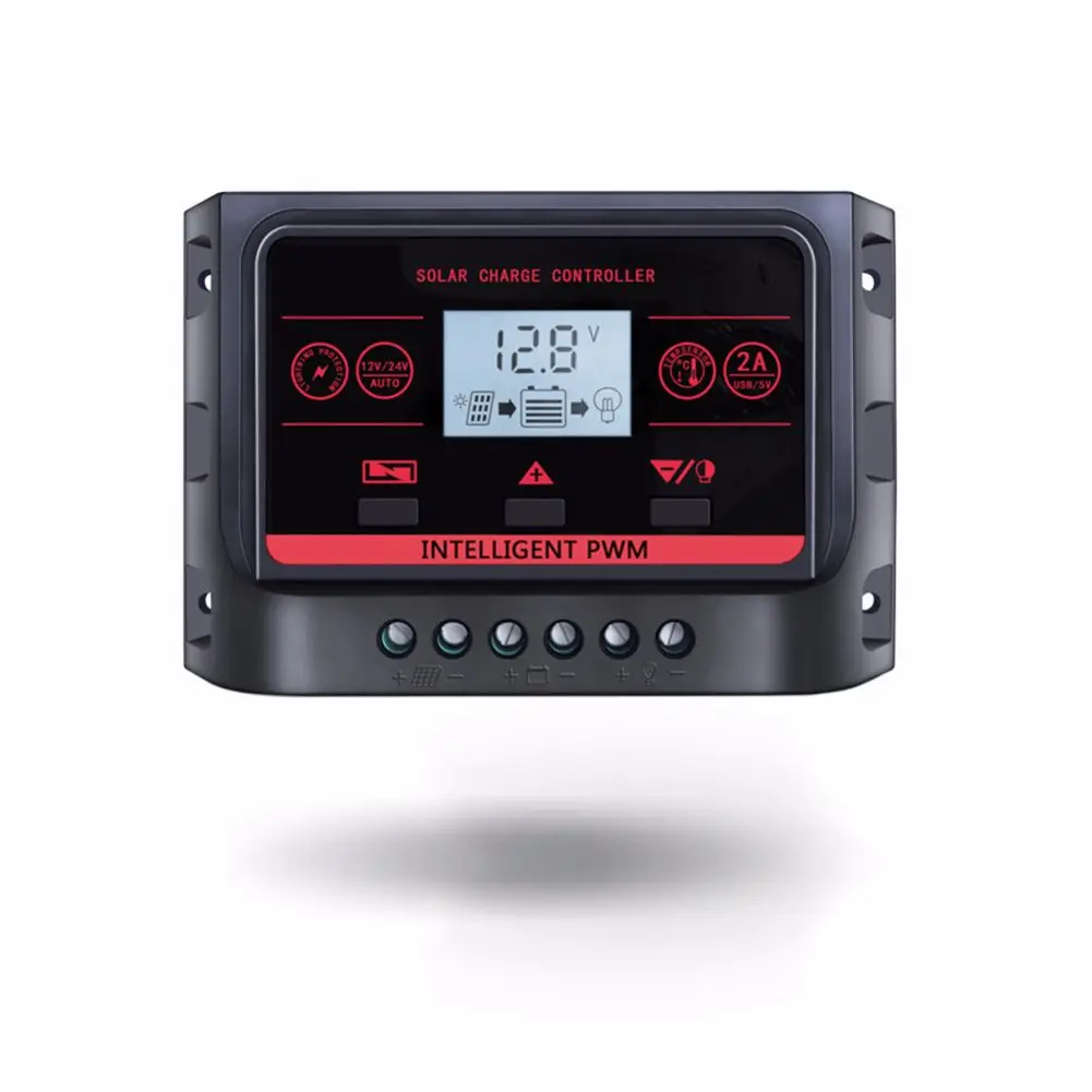 12V 24V 30A блок управления установкой на солнечной батарее с Подсветка ЖК дисплей