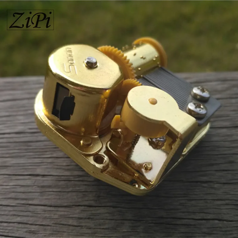 Zipi дома золото часы Тип движений Запчасти шарманку &quotсделай сам&quot музыкальная