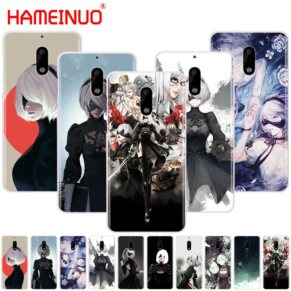 HAMEINUO yorha NO.2 тип b 2B NieR Automata чехол для телефона Nokia 9 8 7 6 5 3 Lumia 640 640XL 2018|Бамперы| |