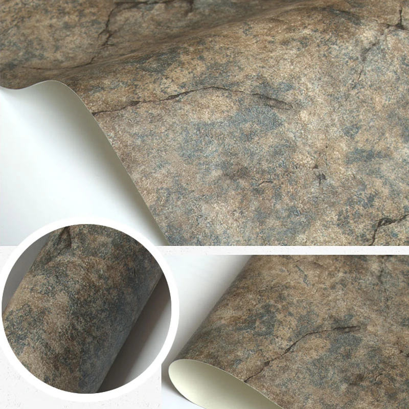 Винтажная индивидуальная имитация мрамора настенная бумага в китайском стиле