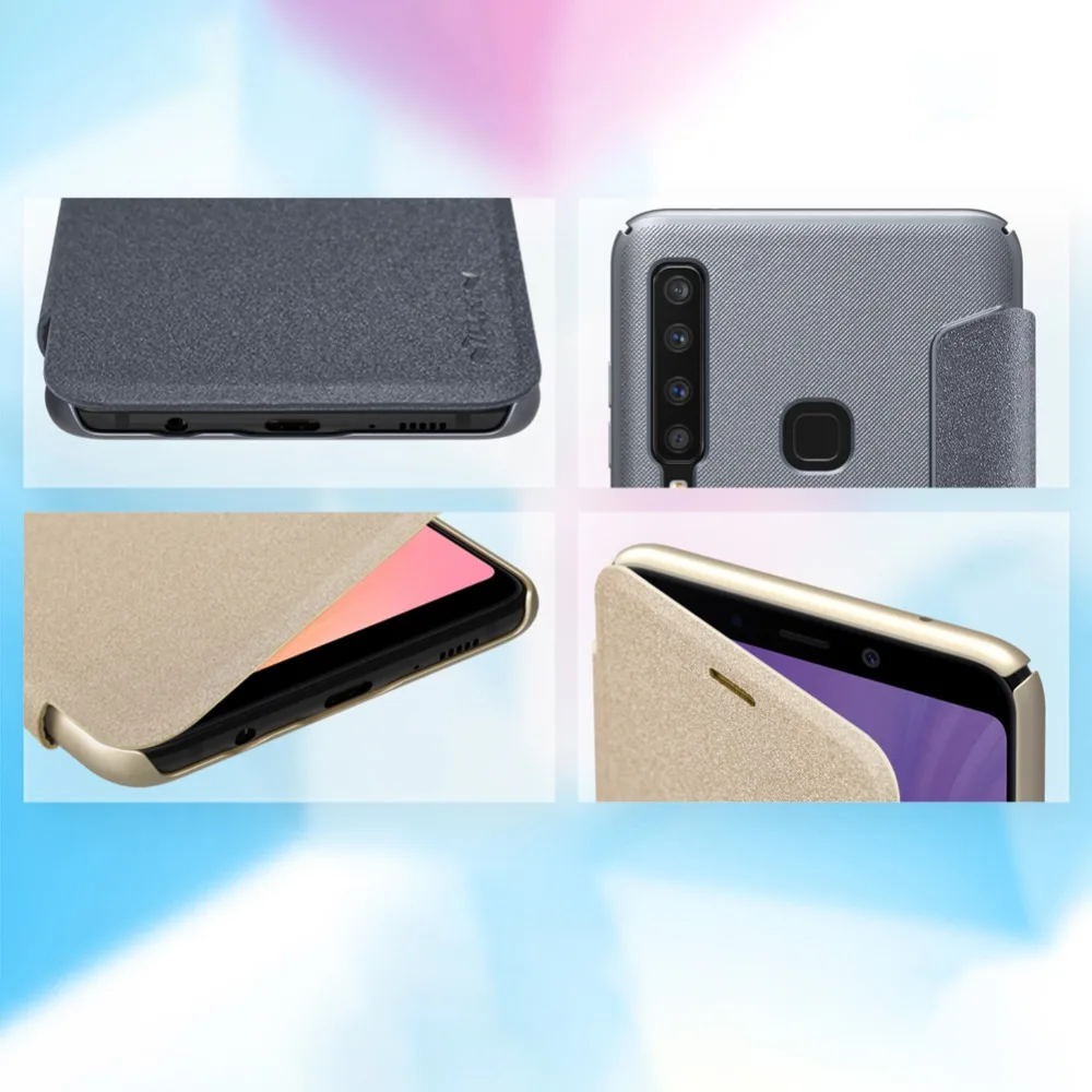Чехол для Samsung Galaxy A9s A9 Star Pro чехол Nillkin блестящий кожаный A9100 розничная