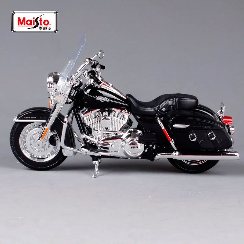 Maisto 1:12 2013 FLHRC Road King Classic мотоцикл литья под давлением черный модели литой