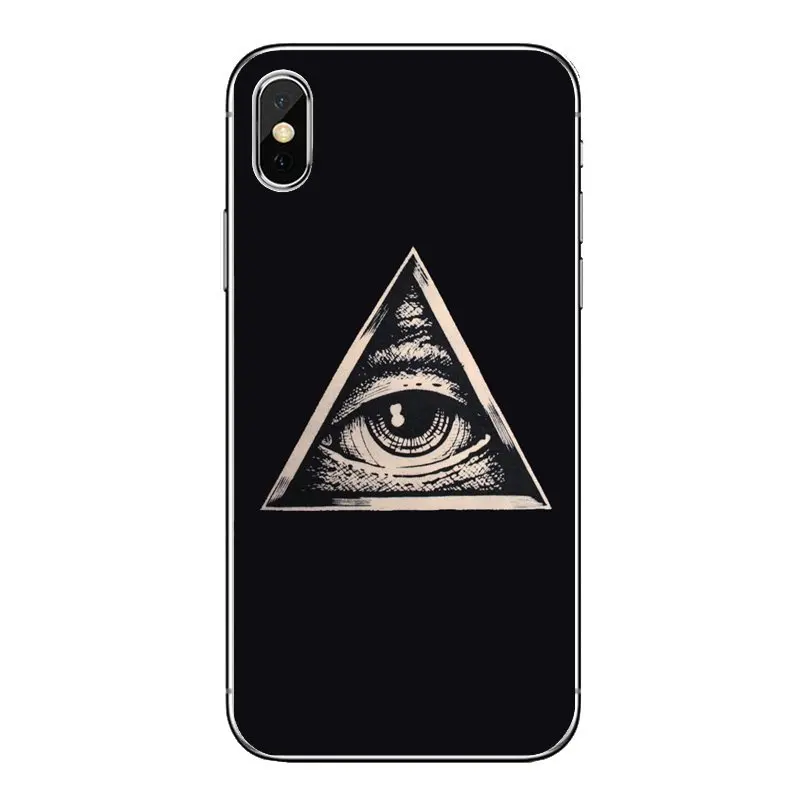 Прозрачные мягкие чехлы Illuminati Symbol Eye Pyramid Art для iPod Touch iPhone 4 4S 5 5S 5C SE 6 6S 7 8 X XR XS Plus MAX |