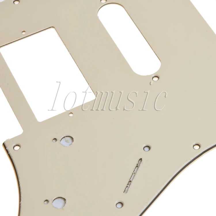 8 шт. SSH Гитара Pickguard 3 ply 11 Отверстие бежевый ПВХ для электрической замены| |