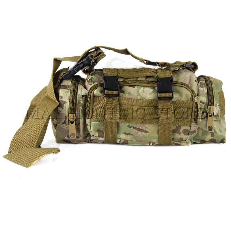 

Multicam Camouflage ACU Military Tactical Waist Shoulder Pack Molle Assault Bags Camping Hiking Outdoor Hunting Bags