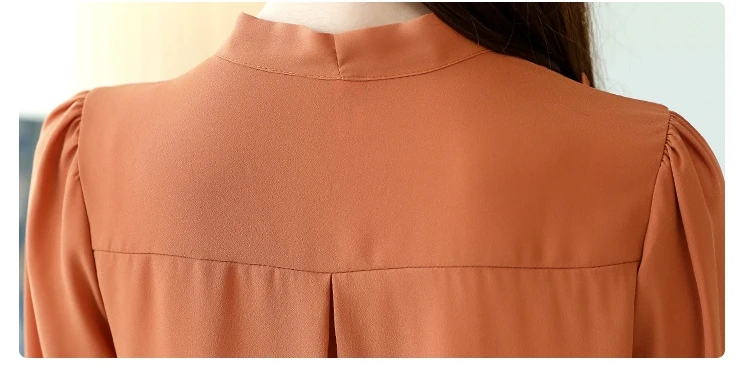 Blusas mujer de moda 2018 Новая Осенняя Корейская стильная женская блузка рубашка Женская