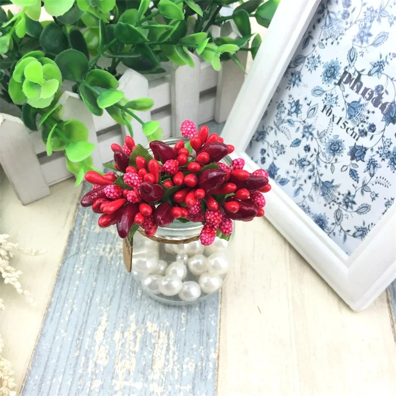 100 шт. искусственный цветок тутового шелкопряда стебель шелковые листья