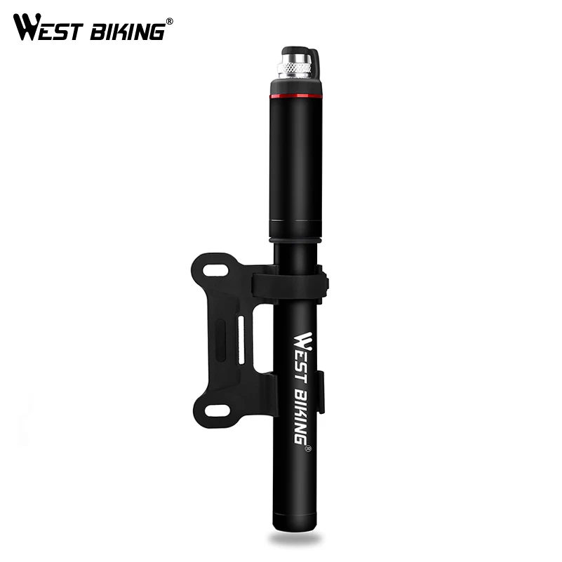 WEST BIKING насос для велосипеда мини портативный высокого давления 120PSI MTB шины