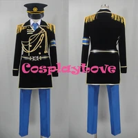 new custom made japanese anime k project saruhiko fushimi military uniform cosplay costume cosplaylove halloween high quality