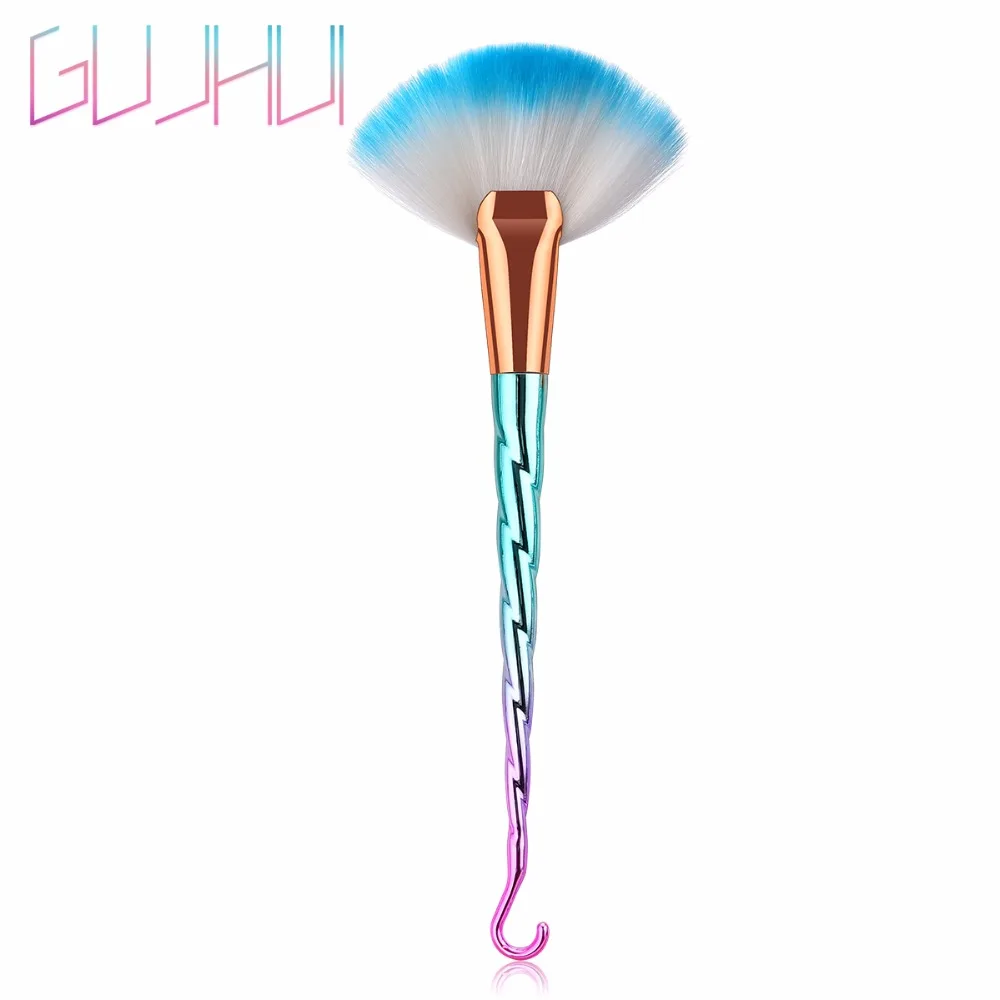GUJHUI 10 шт Макияж Кисти Инструменты для красоты с обдувом яркие эксклюзивные новые