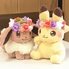 Новая Подлинная японская аниме игра Покемон 2 шт. Пикачу и Эви Пасхальная Eevee плюшевая кукла мягкая игрушка ограниченная плюшевая кукла