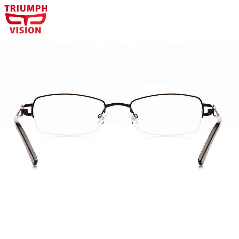 Очки для чтения TRIUMPH VISION женские прозрачные с полуободковой металлической