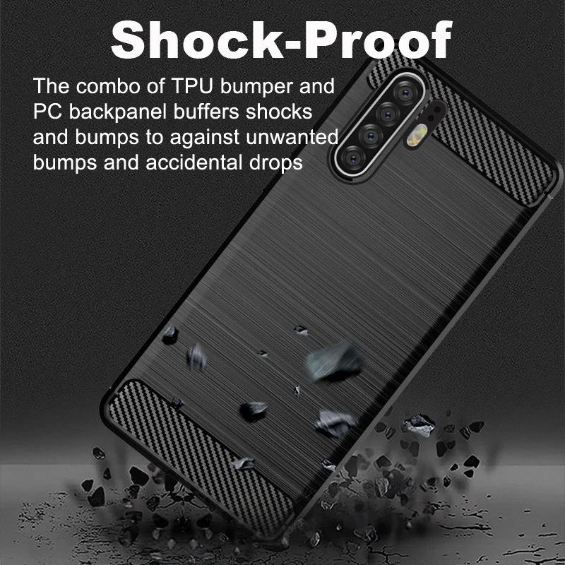 Mixzom для huawei p 30 P20/P20 Pro Чехол углеродное волокно силиконовый чехол-накладка из