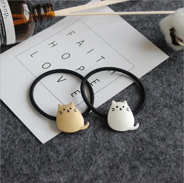 Ручной скраб матовый золотой троянский котенок веревка для волос обрезка