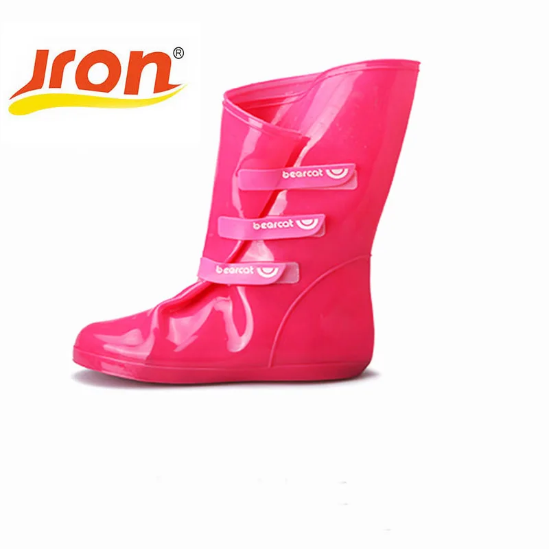 Новинка модные однотонные женские резиновые туфли Нескользящие