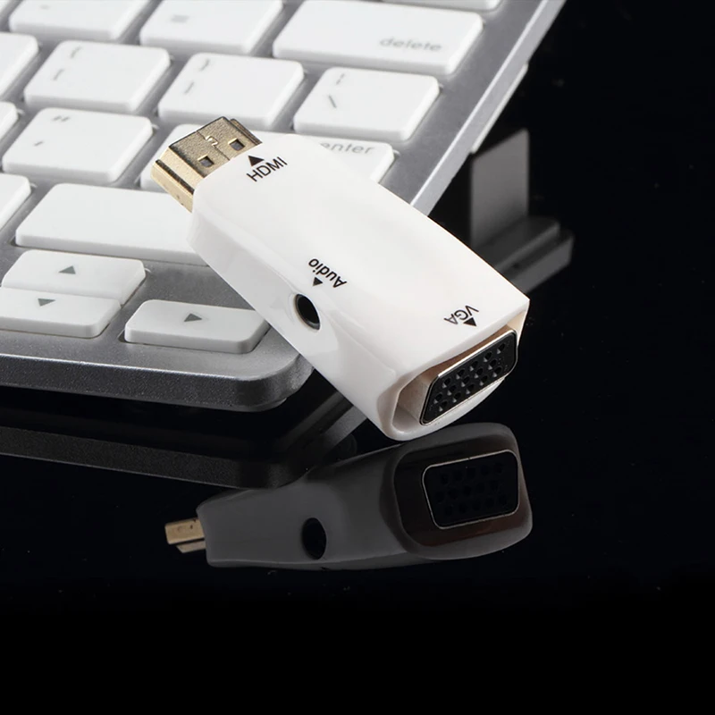 Ergincy адаптер hdmi-vga конвертер кабель с аудиокабелем Мужской к женскому HDMI адаптер HD 3D 1080 P для HDTV портативных ПК PS3 PS4