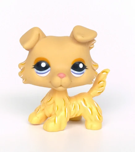 Игрушки LPS для кошек магазин домашних животных собачка колли #1194 желтый щенок