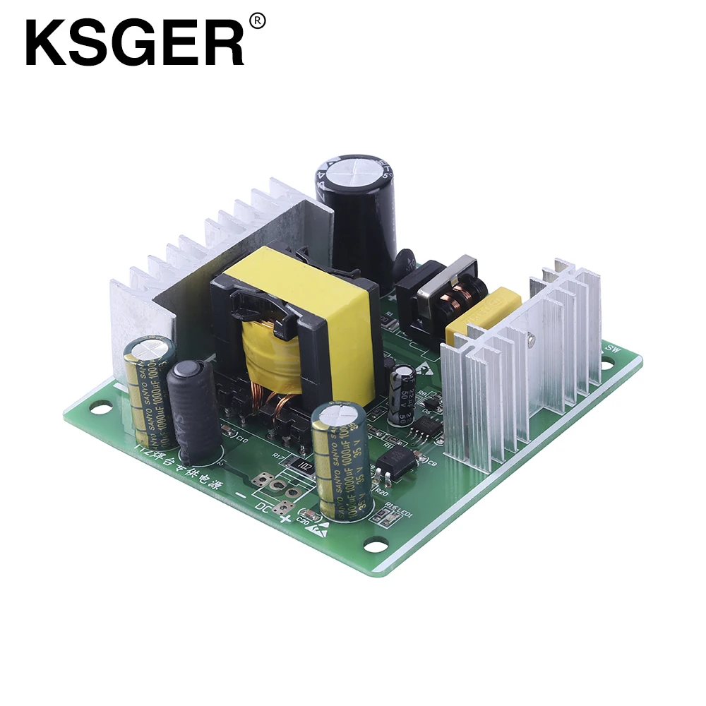 KSGER STM32 STC OLED 96 Вт 5A T12 DIY электрическая паяльная станция источник питания для