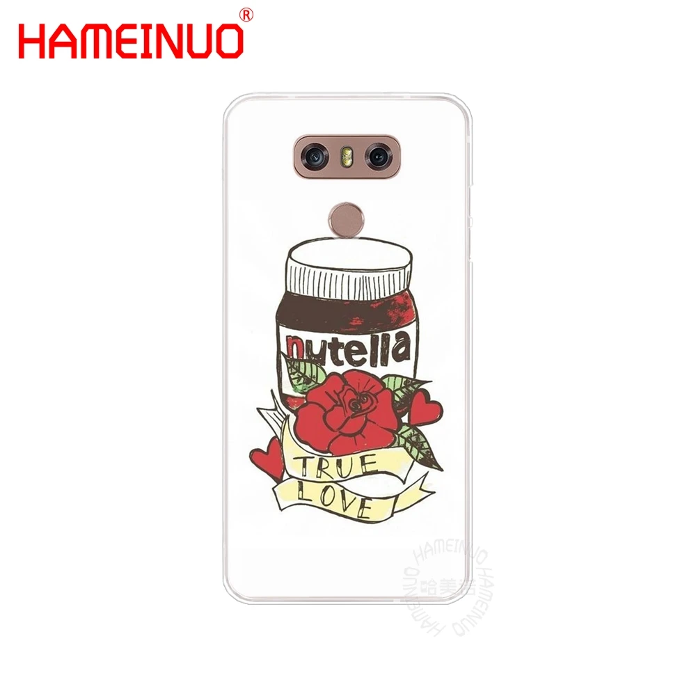 HAMEINUO чехол для телефона с шоколадной едой Nutella LG Q6 G6 MINI G5 K10 M250N 2017 2016 X POWER 2 V20