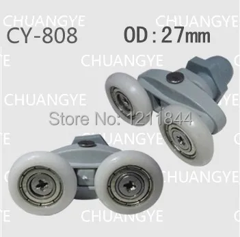 

27mm Diameter Double-Wheeled Replacement Shower Door Roller Runner Wheel