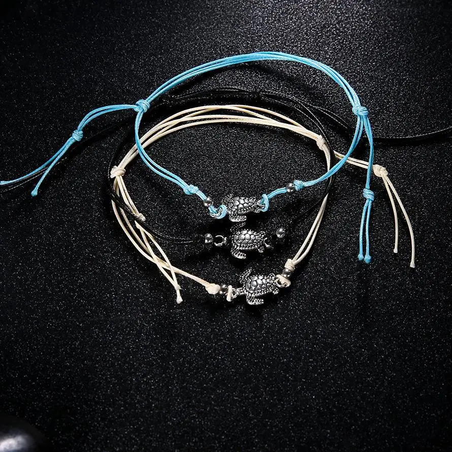 Летняя бижутерия для ног 3 шт. пляжные браслеты женщин браслет на лодыжку со