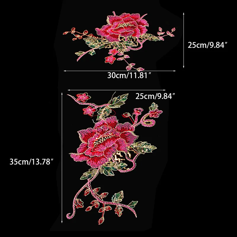 Вышитые блестки сделай сам с павлиньими цветами нашивки для одежды аппликация