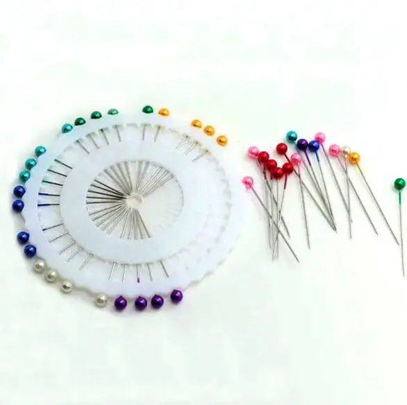 40 шт./рулон цветной одежды фиксированная бусина трехмерная резка жемчужная игла