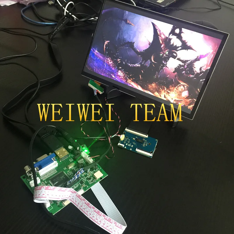 10,1 дюймов 1280*800 Емкостный сенсорный экран для Raspberry Pi 3 ips ЖК-модуль монитор дисплей Поддержка автомобиля HDMI USB VGA 2AV