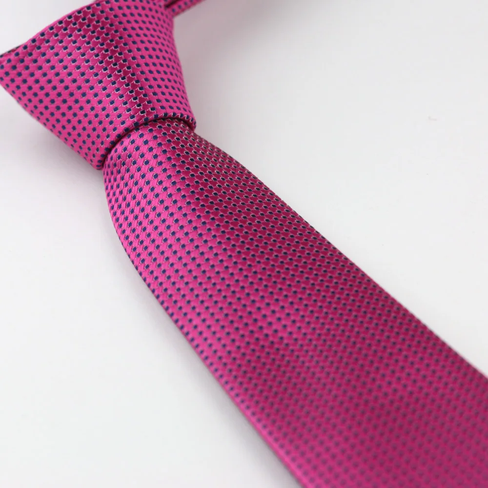 Мужские галстуки для костюма новый дизайн розовые красные с синими пятнами