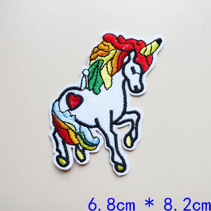 1 шт. клей горячего расплава и симпатичными аппликациями в виде единорога вышивка