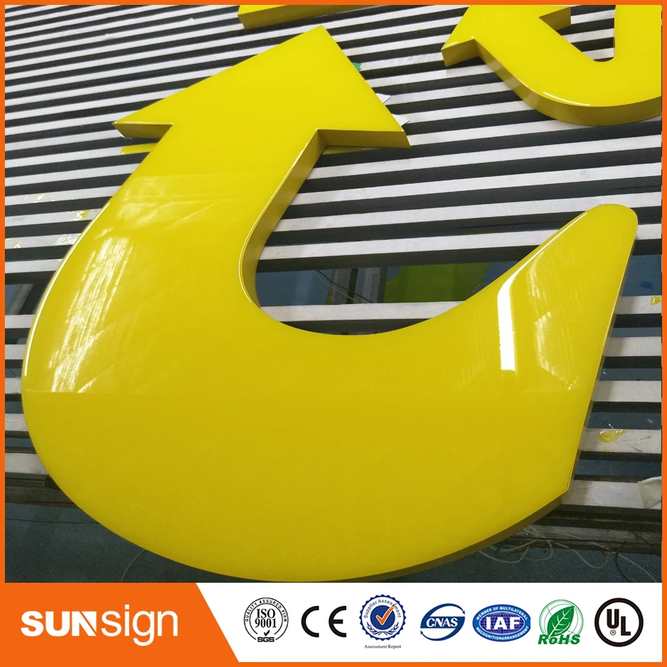Оптовая продажа внешняя эпоксидная смола из нержавеющей стали|letter sign|led letters signled |