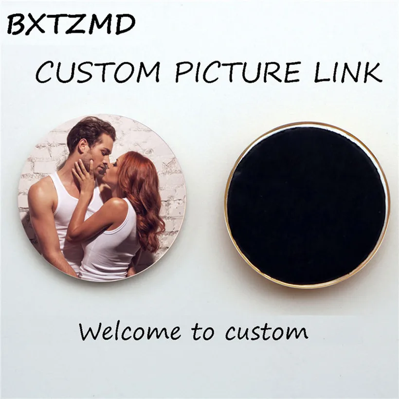 5Pcs Glass Cabochon Magnetic Refrigerator Stickers Note Fridge Sticker 30 MM Magnet Decor Souvenir | Дом и сад