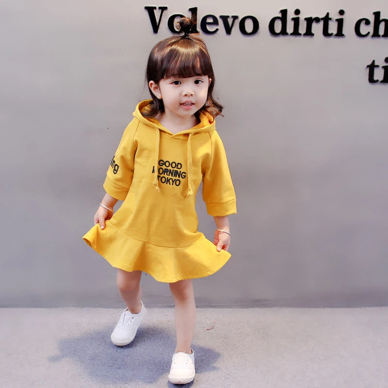 Xemonale 2018New Winter Girls Dress Thicken Warm Long Sleeve Kids Dresses For Big Ruffles Cotton Autumn Children Clothing | Детская