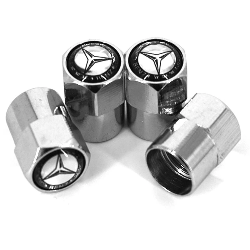 4pcs/set Car Wheel Tire Valves Tyre Air Caps Car-stying case for Mercedes AMG AppleTree A200 A180 B180 B200 W203 W210 w204 C180 |