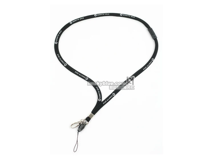 Звездный альянс узкий шнурок строка черный для идентификатора чехол подарок
