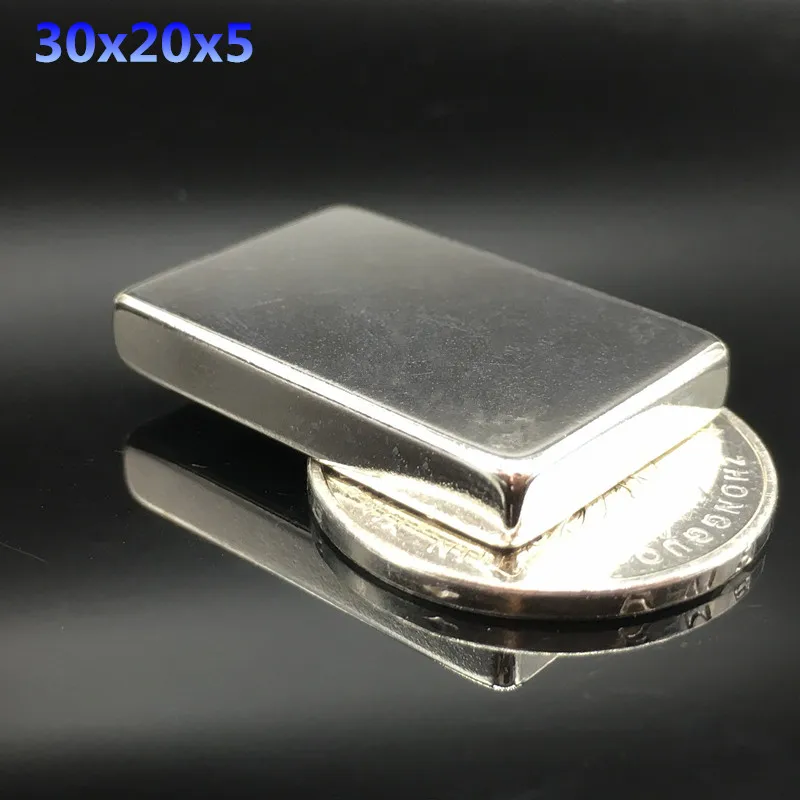 2 шт. неодимовый магнит редкоземельный сильный блок постоянный холодильник