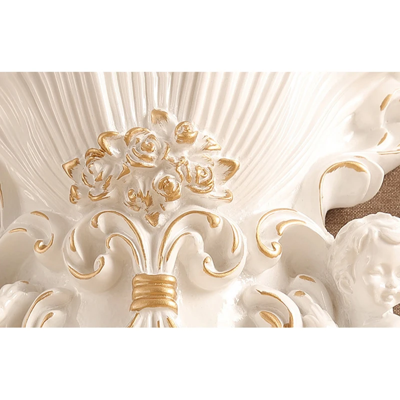 1 комплект искусственные цветы розы европейские два ангела настенная полимерная