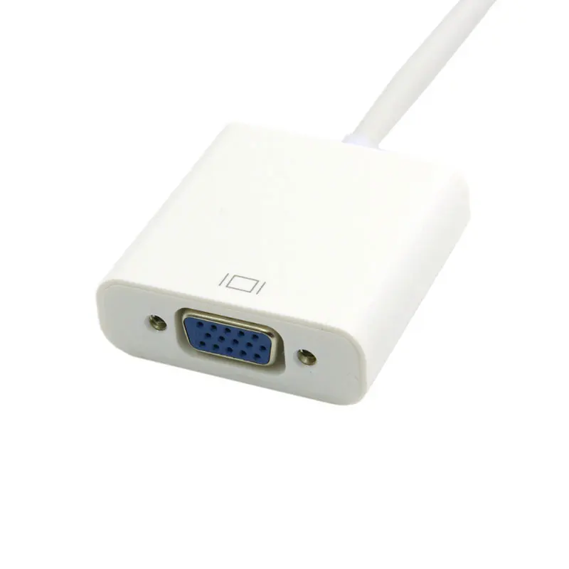 Новый DP display port Source to VGA охватывающий утопленный разъем монитор кабель проектора