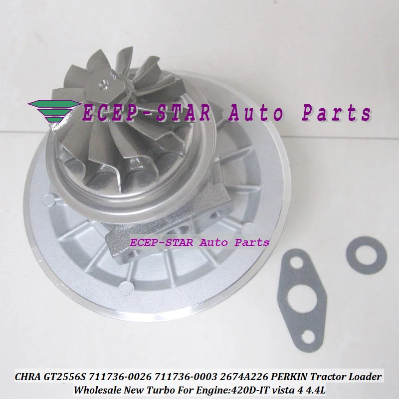 Турбо картридж CHRA GT2556S 711736 5026S 2674A226 для трактора MASSEY FERGUSON 5455 экскаватор 420D IT 4.4L vista