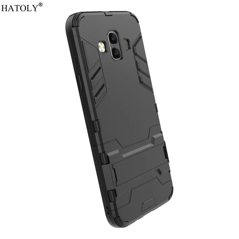 Чехол HATOLY для Samsung Galaxy J7 DUO TPU + пластиковый двухслойный защитный чехол