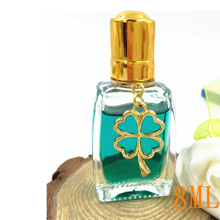 Флакон парфюмерный прозрачный стеклянный с подвеской 8 мл 10 шт./лот DC860|perfume