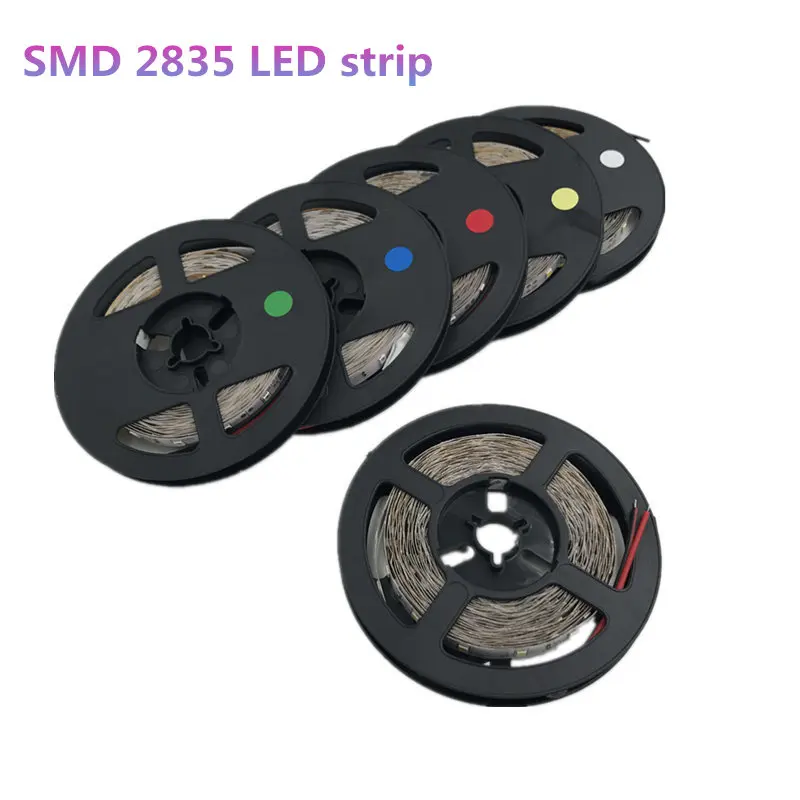 

5M 300leds 2835SMD LED Strip High Brightness Nonwaterproof DC 12V 60leds/m Diode Tape Super Bright than 3528 LED Light Strip