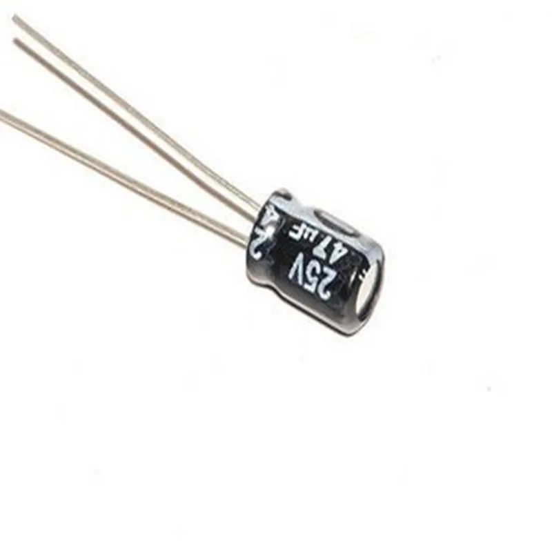 

50pcs 25V 47UF 5*7mm 47UF 25V 5*7 Electrolytic capacitor