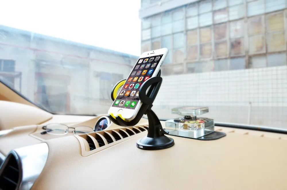 Универсальный автомобильный держатель для телефона, держатель для мобильного телефона на лобовое стекло, подставка для iPhone 5/6 Plus Galaxy S4/S5/S6 Edge Note 3 4 lg g2