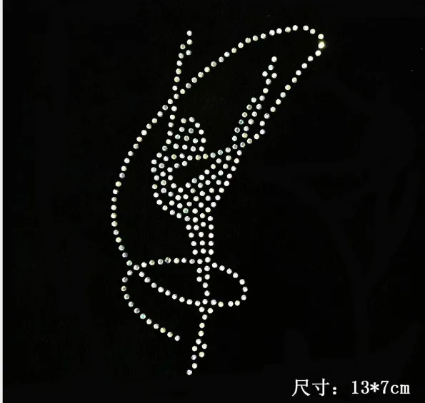 2 шт./лот гимнастические наклейки с помощью утюга прозрачные переводки дизайн