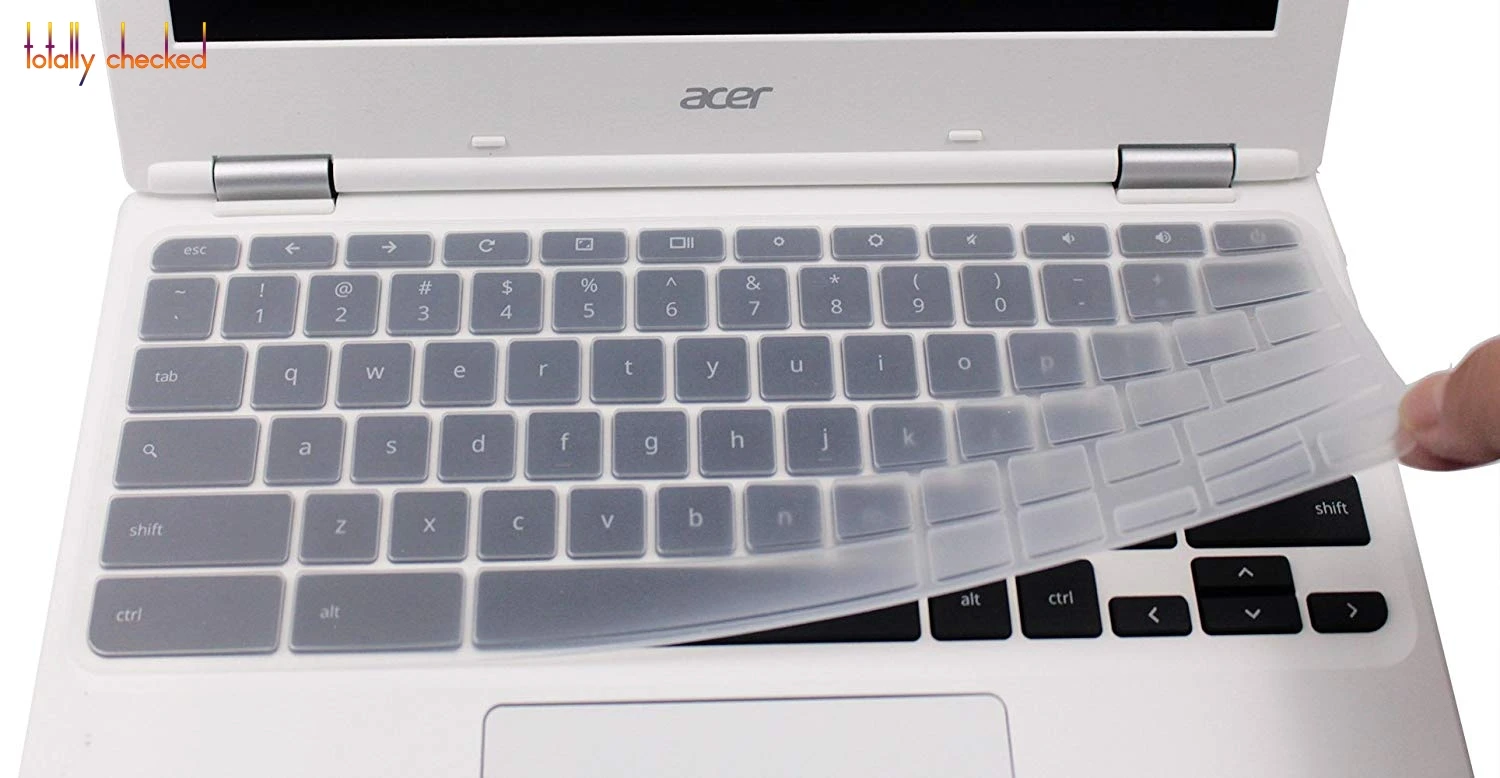 Силиконовая клавиатура для ноутбука Обложка Protector кожи для Acer хромбук R11 1" 13" 1" 15,6" CB3-131 CB5 CP5