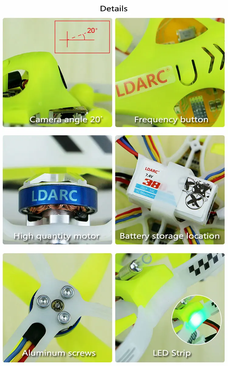 Крошечный гоночный Дрон KINGKONG/LDARC GT7 2019 V2 2S FPV Betaflight F3 10A blheli _ S 800TVL Cam 5 8G 25mW VTX - FrSky