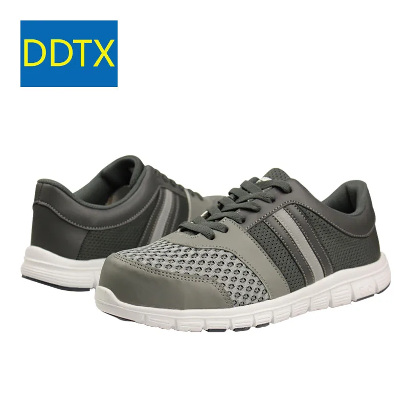 DDTX/Летняя защитная обувь для мужчин легкая Рабочая со стальным носком Tenis удобная
