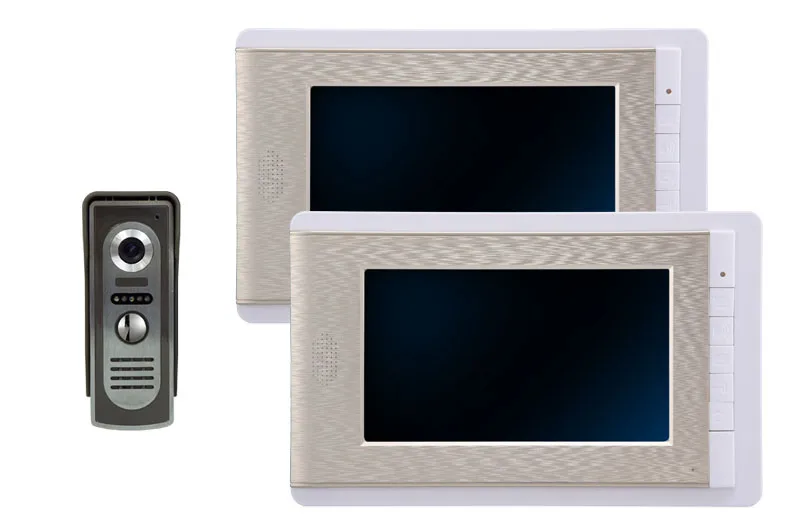 Yobangsecurity 7 дюймов Цвет ЖК дисплей вилла видео телефон двери Дверные звонки домофон