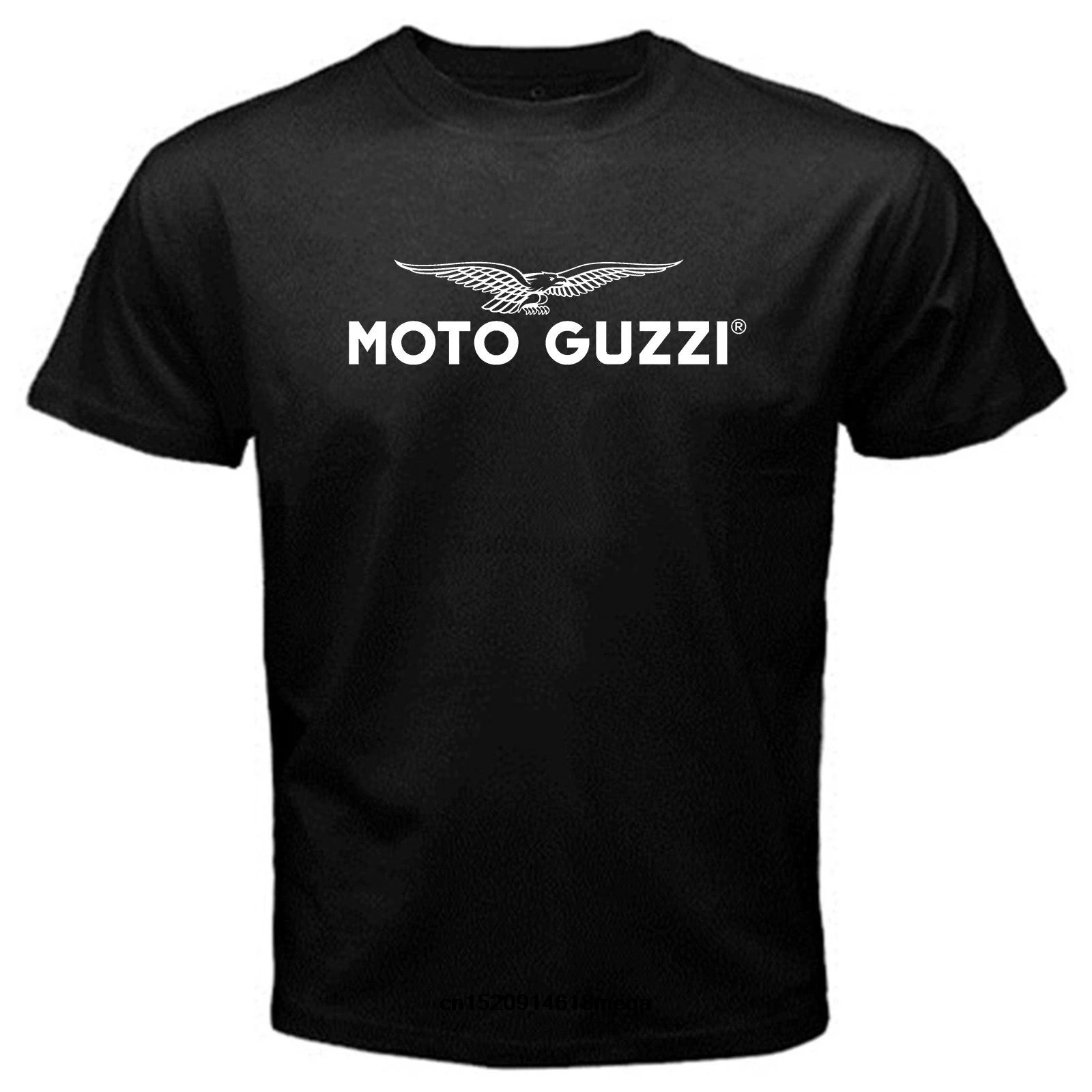 Футболка Moto Guzzi винтажная Итальянская Классическая футболка с принтом логотипа